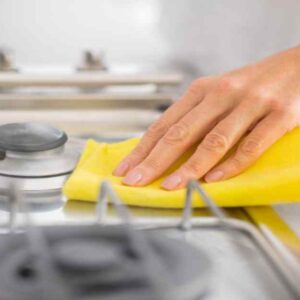 Empty Kitchen Cleaning